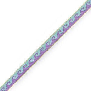 Lint met tekst golven Blue-purple