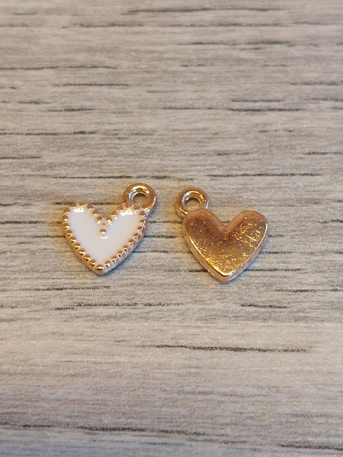 Bedel hartje klein wit