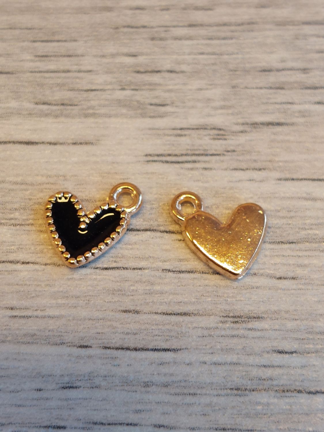 Bedel hartje klein zwart