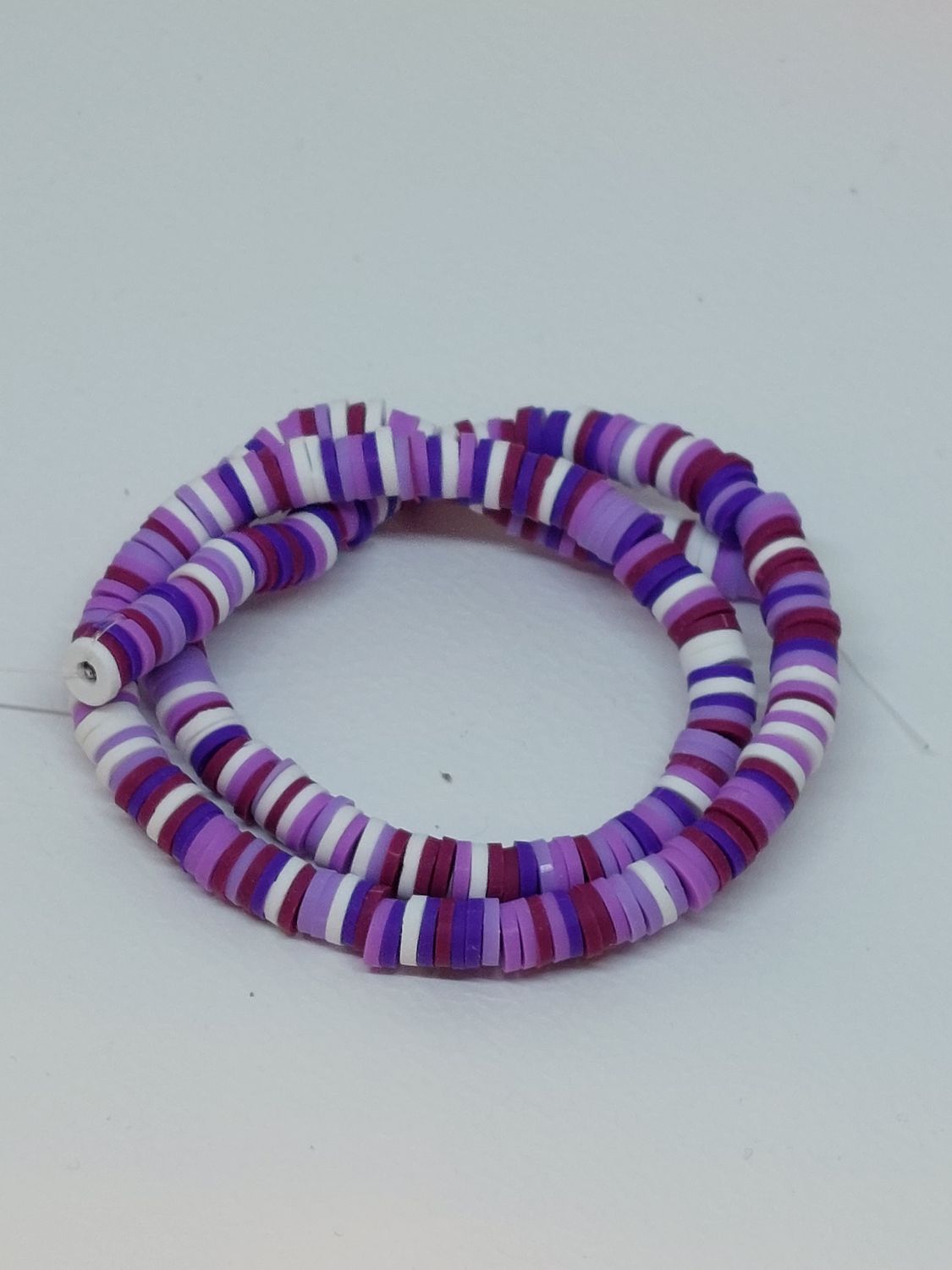 Katsuki Mix paars/wit 6mm