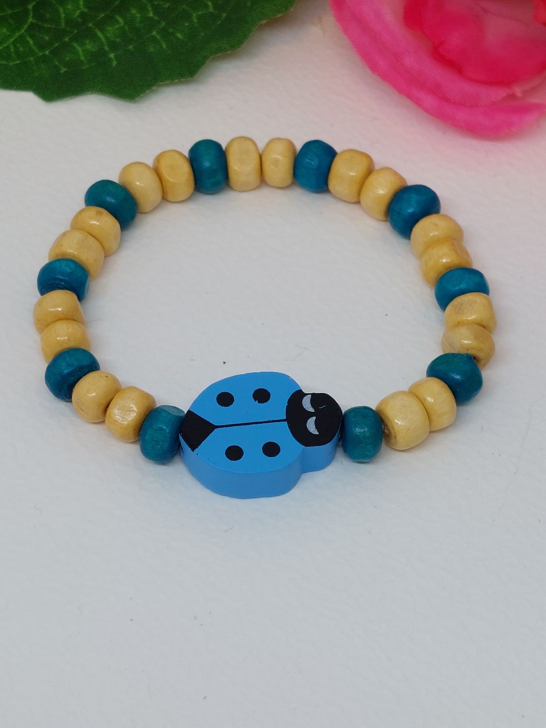 Lieveheersbeestje blauw met blauw