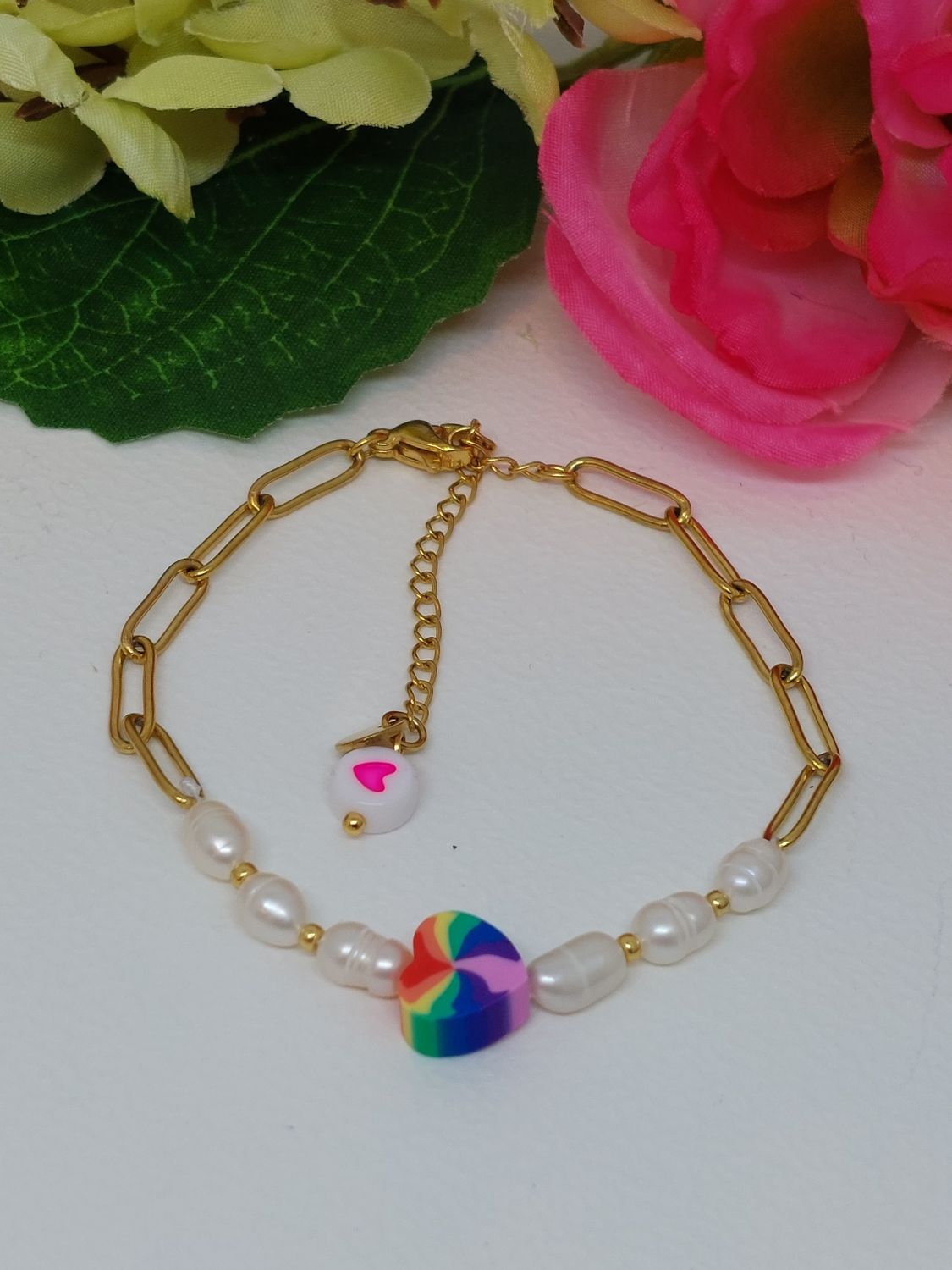 Hartje multicolor I (stainlesssteel)