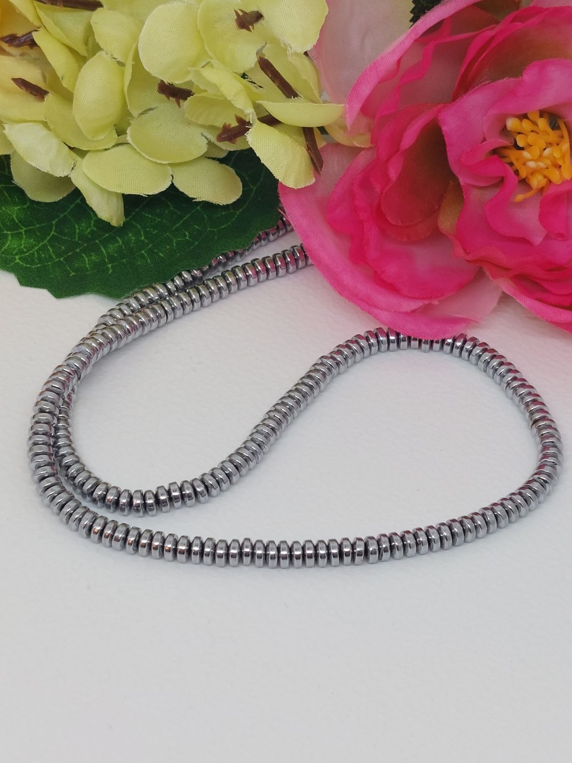 Spacer zilverkleurig 4mm