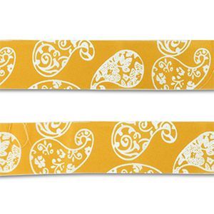 Bandana Ochre yellow-white