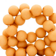 Apricot orange Acryl kralen 6mm