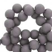 Old grey Acryl kralen 4mm