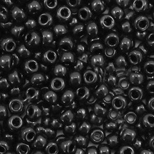 Miyuki rocailles Opaque black 8-401 8/0 (3mm)