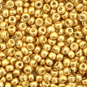 Miyuki rocailles Duracoat galvanized gold 8-4202 8/0 (3mm)