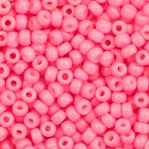 Miyuki rocailles Duracoat opaque carnation pink 8-4467 8/0 (3mm)