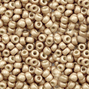 Miyuki rocailles Duracoat galvanized matte champagne 8-4204F 8/0 (3mm)