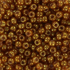 Miyuki rocailles translucent spice brown 8/0 Ceylon 8-2372 (3mm)
