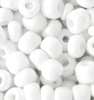 Rocailles White pearl 8/0 (3mm)