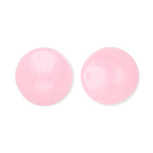 Acryl kralen rond Pink-marble 12mm