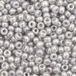 Ceylon silver gray Miyuki rocailles 8/0