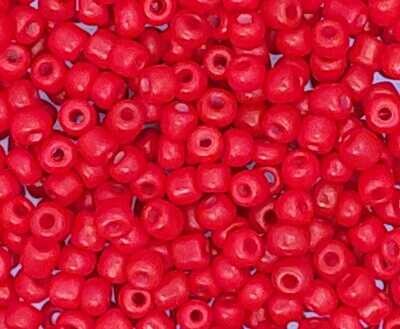 Rocailles Rood 6/0 (4mm)