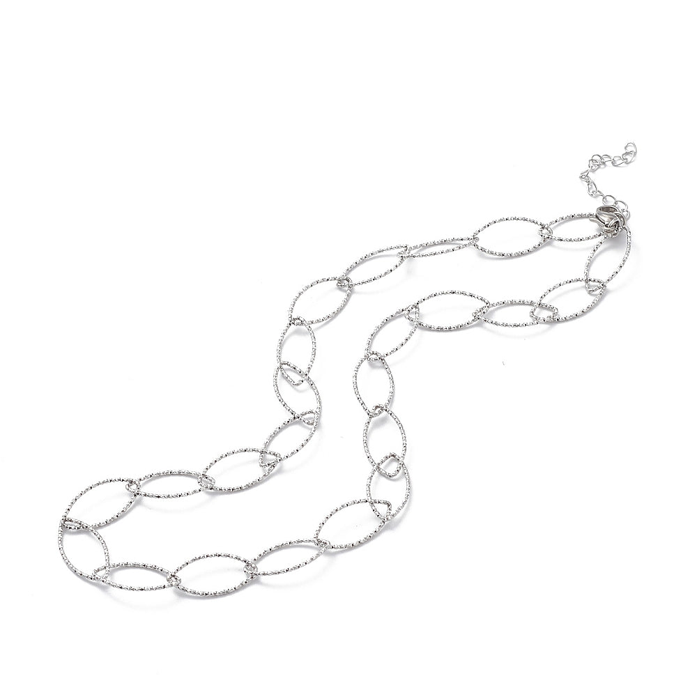 Ketting Horse eye (RVS)