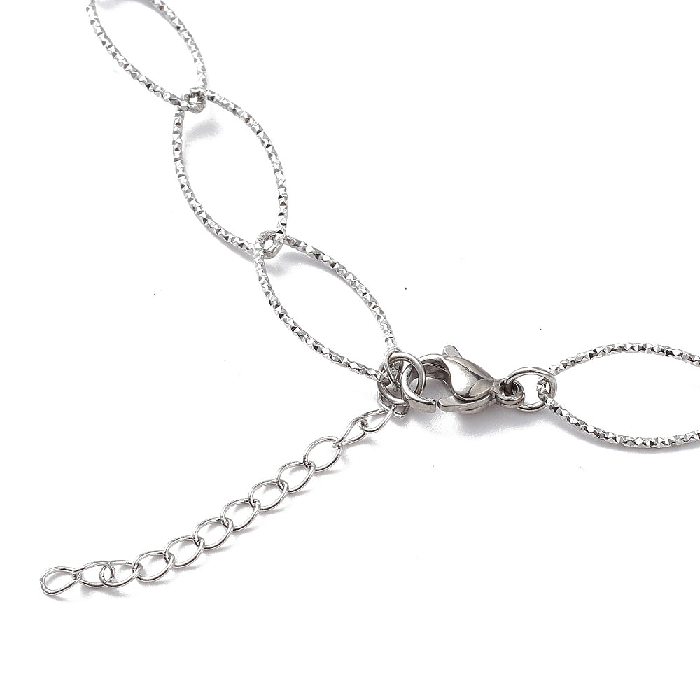 Ketting Horse eye (RVS)