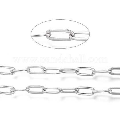 Ketting paperclip (RVS)