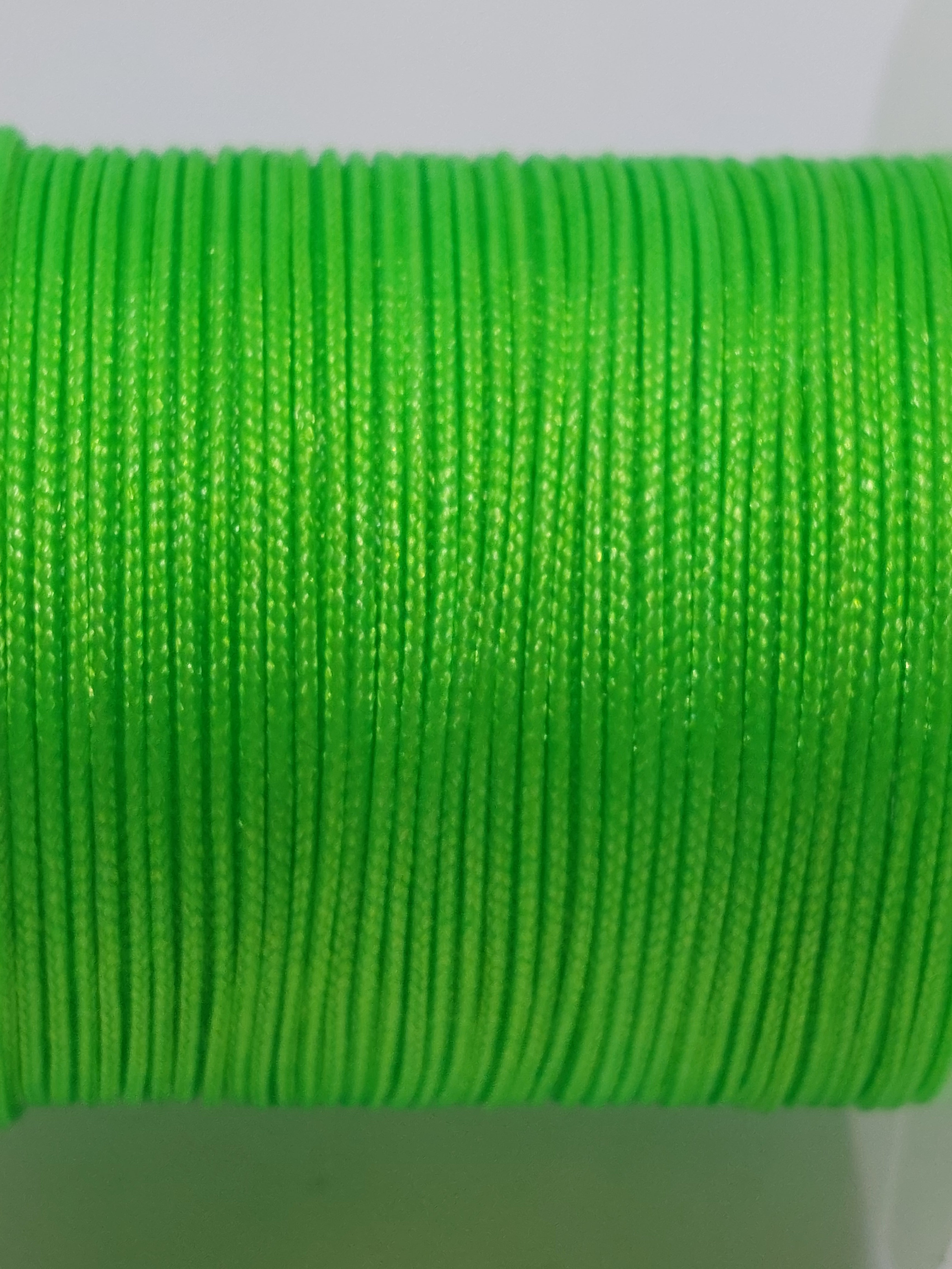 Macrame draad 0,8mm Neon groen