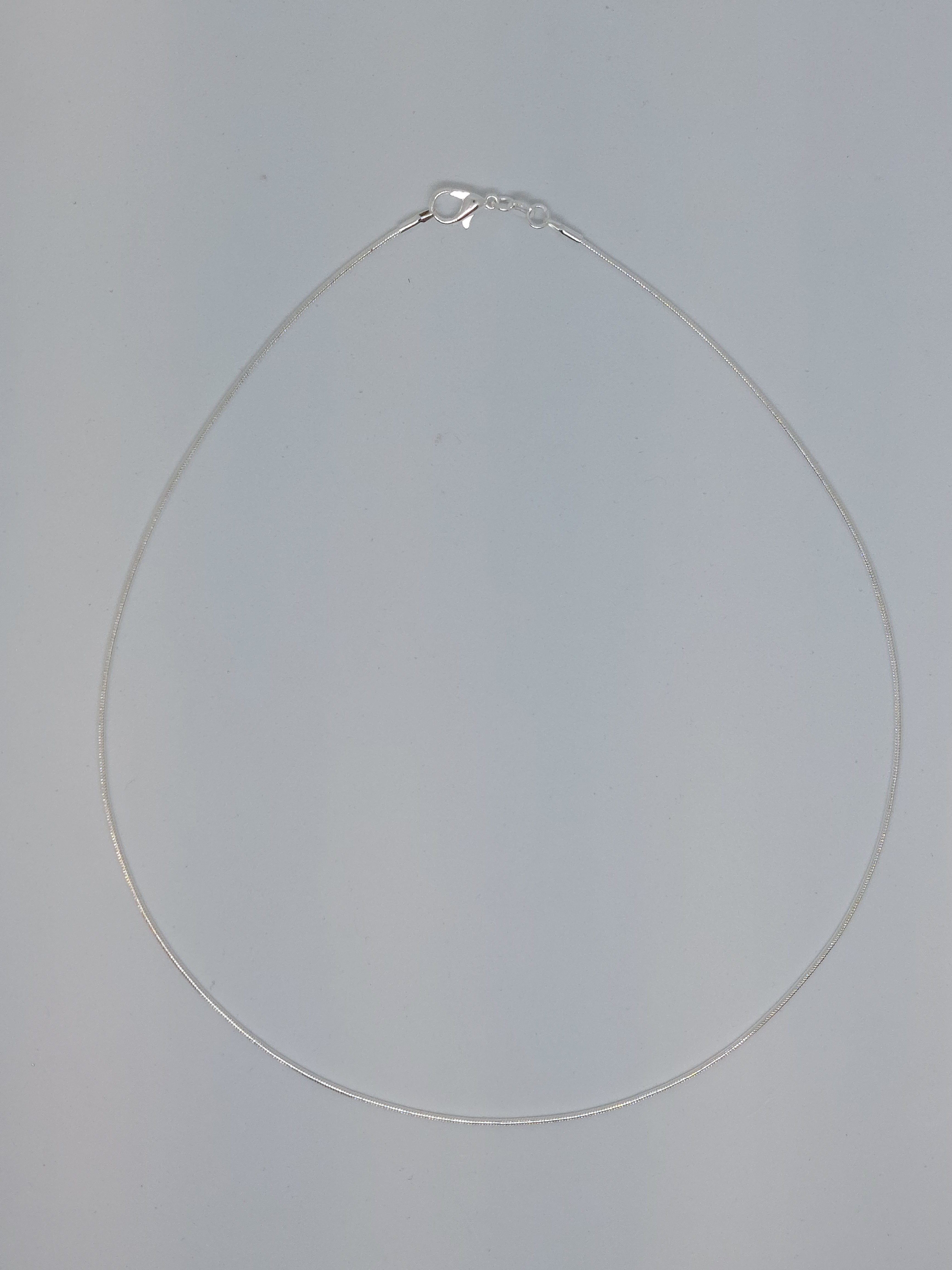 Ketting snake fijn Zilver (925)