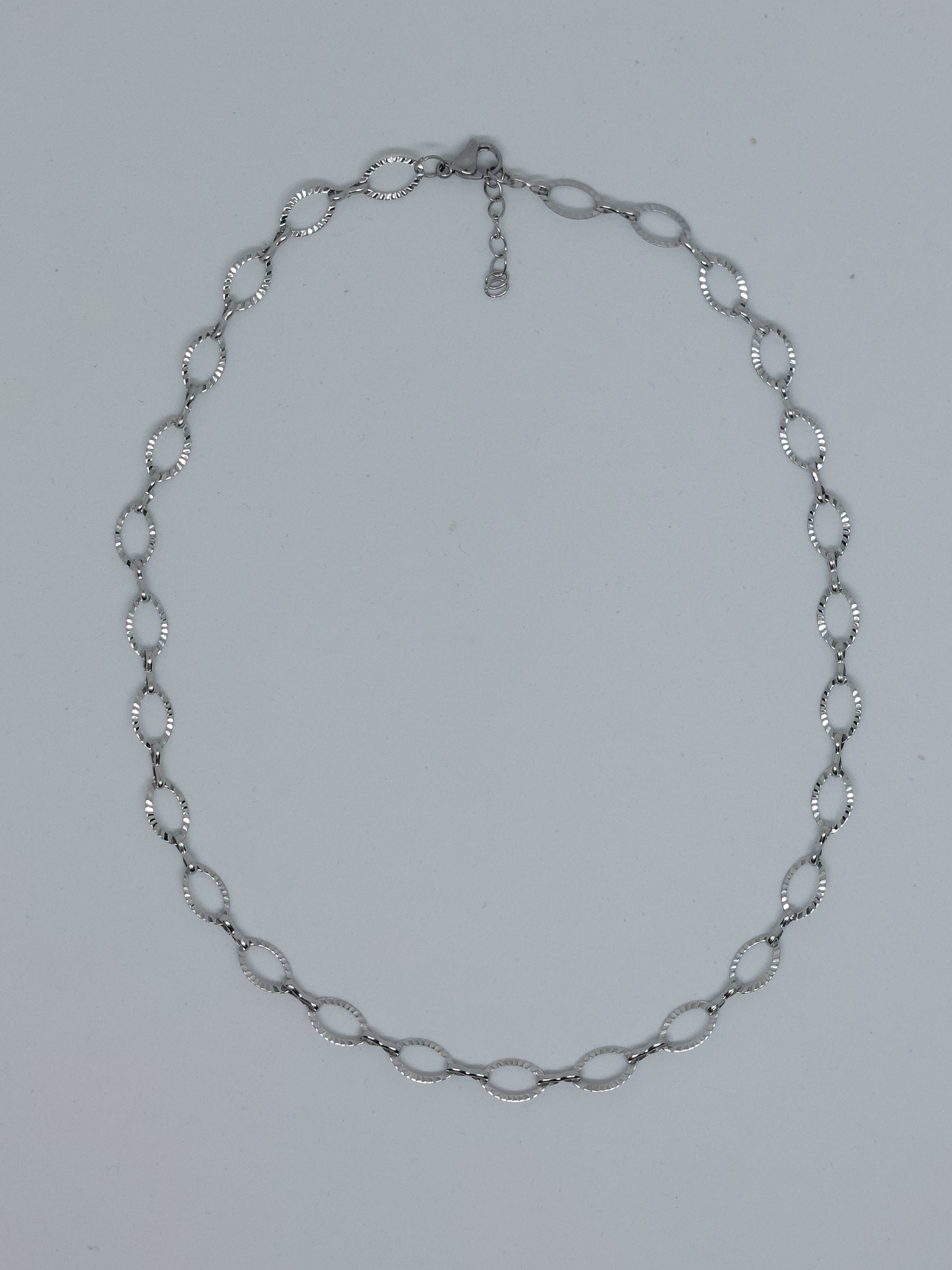 Schakelketting ovaal (RVS)