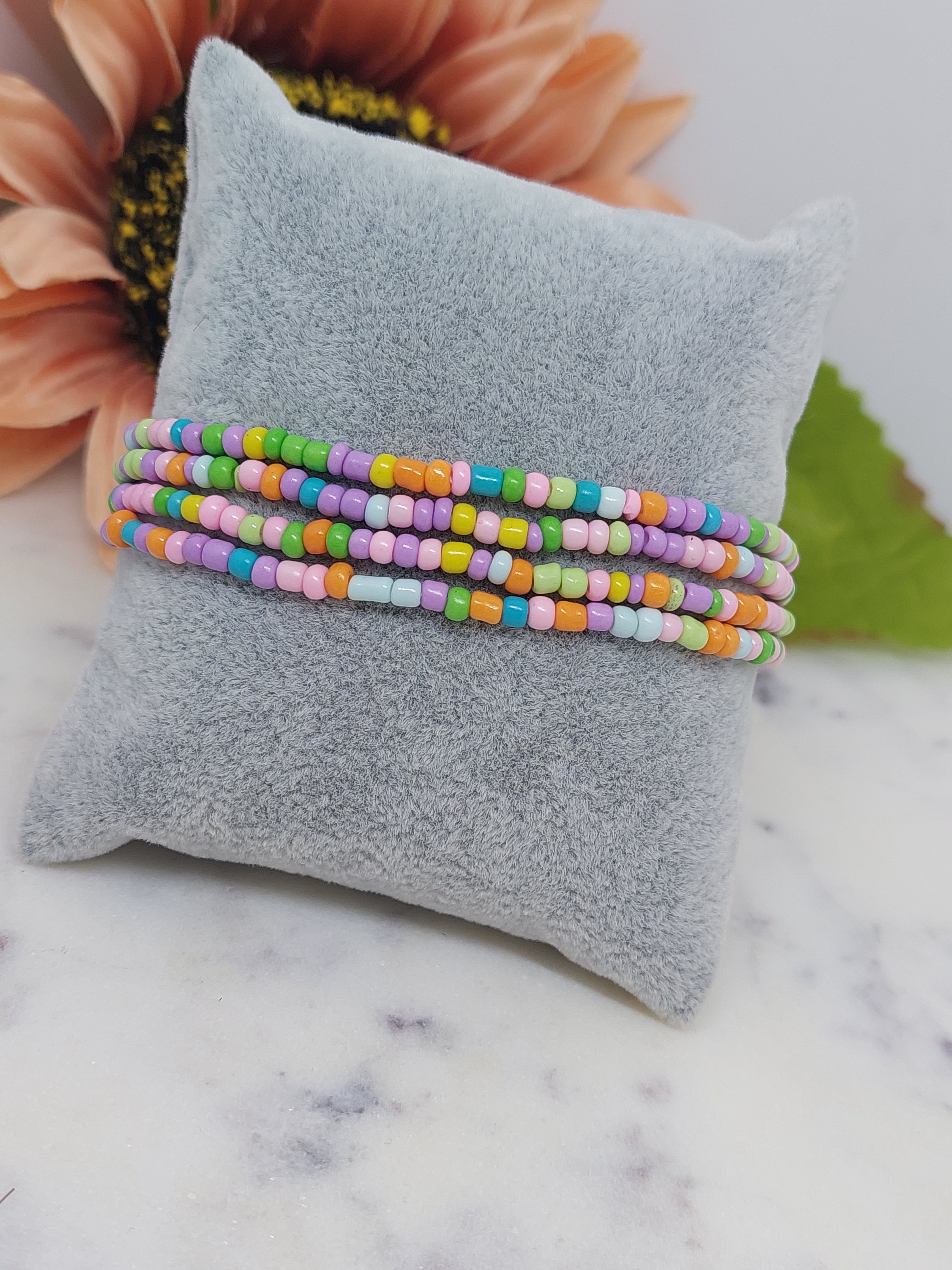 Wikkelarmband pastel