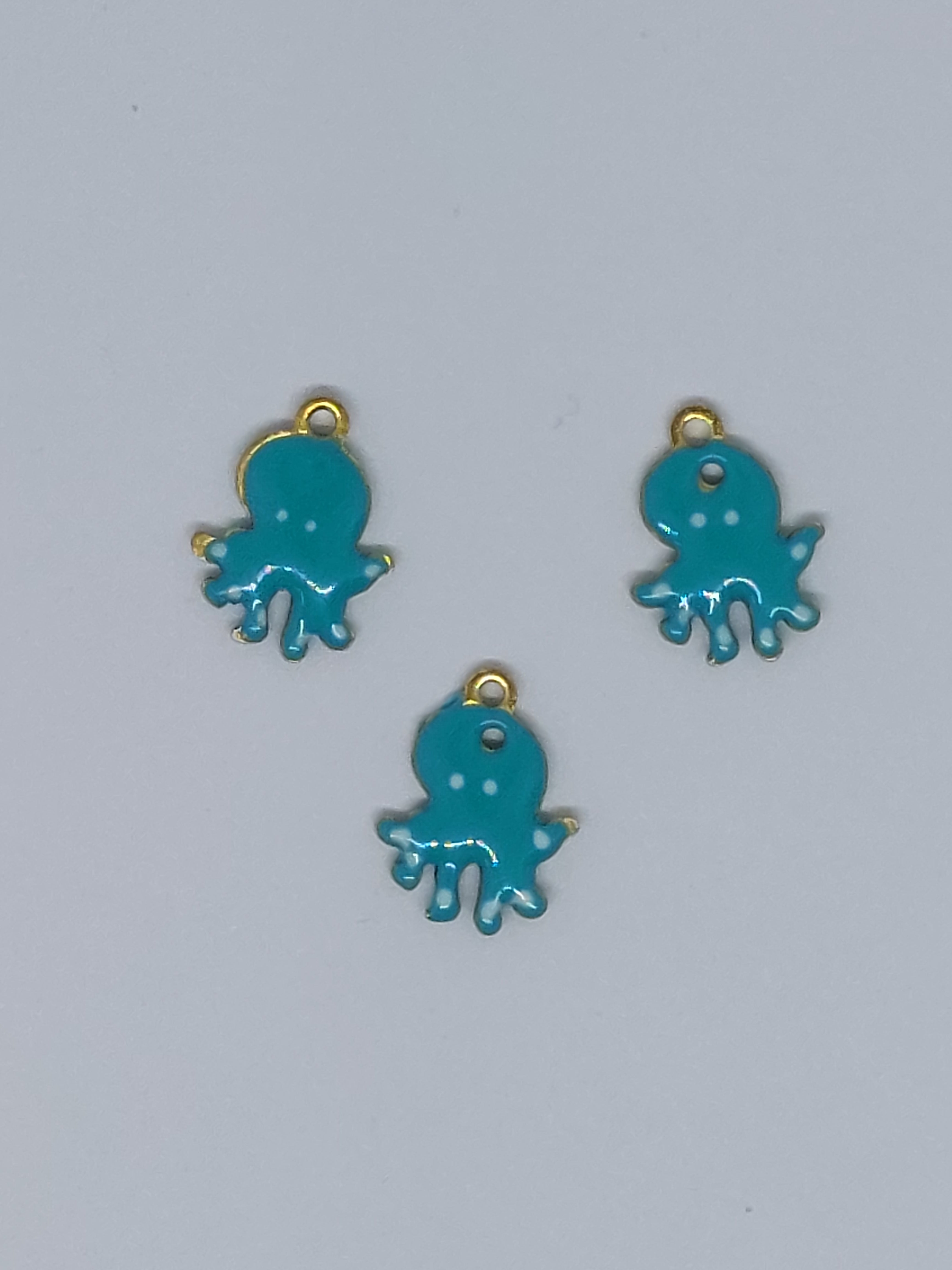 Bedel octopus zeegroen RVS