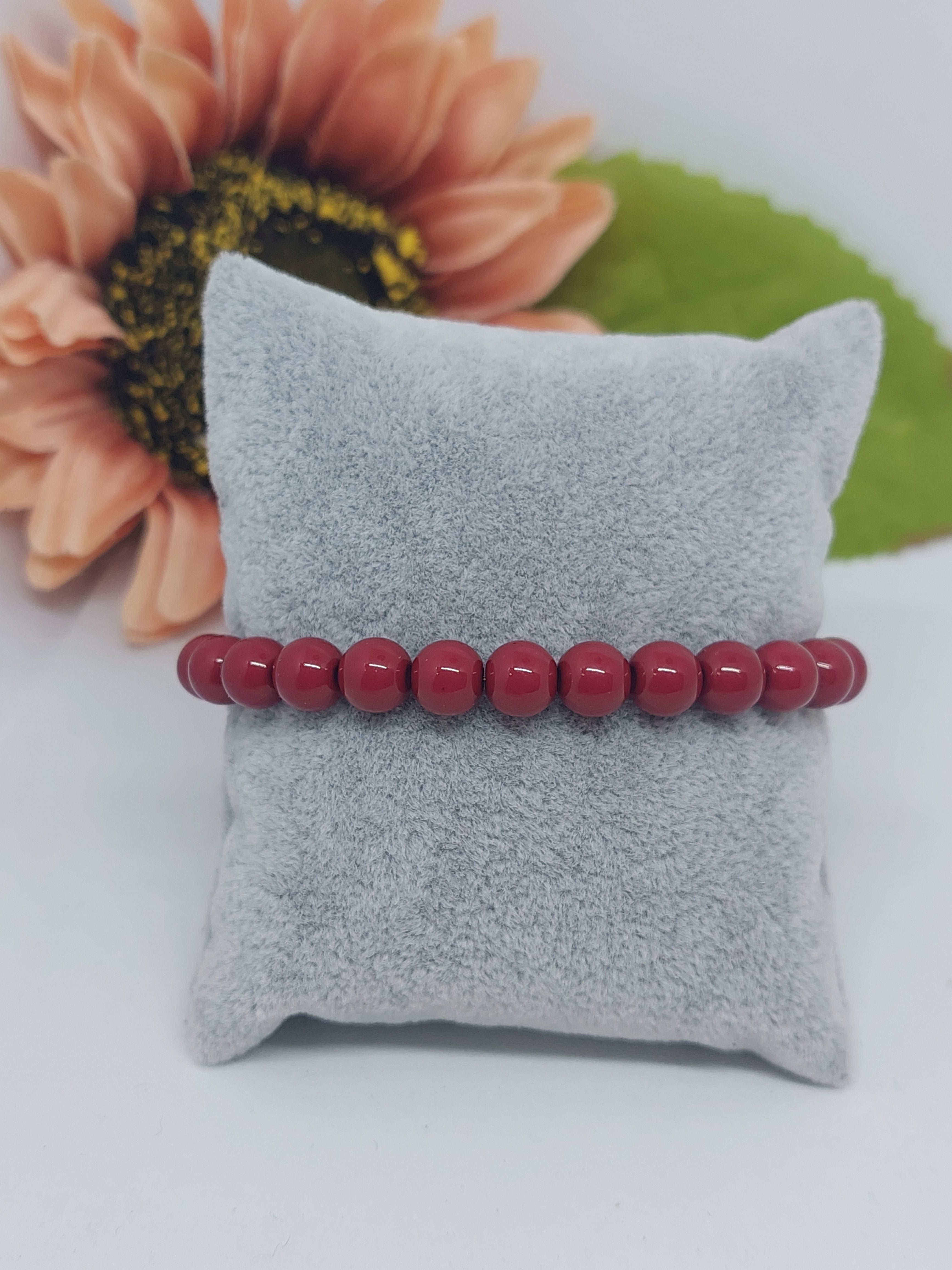 Kralen armband sherry 8mm