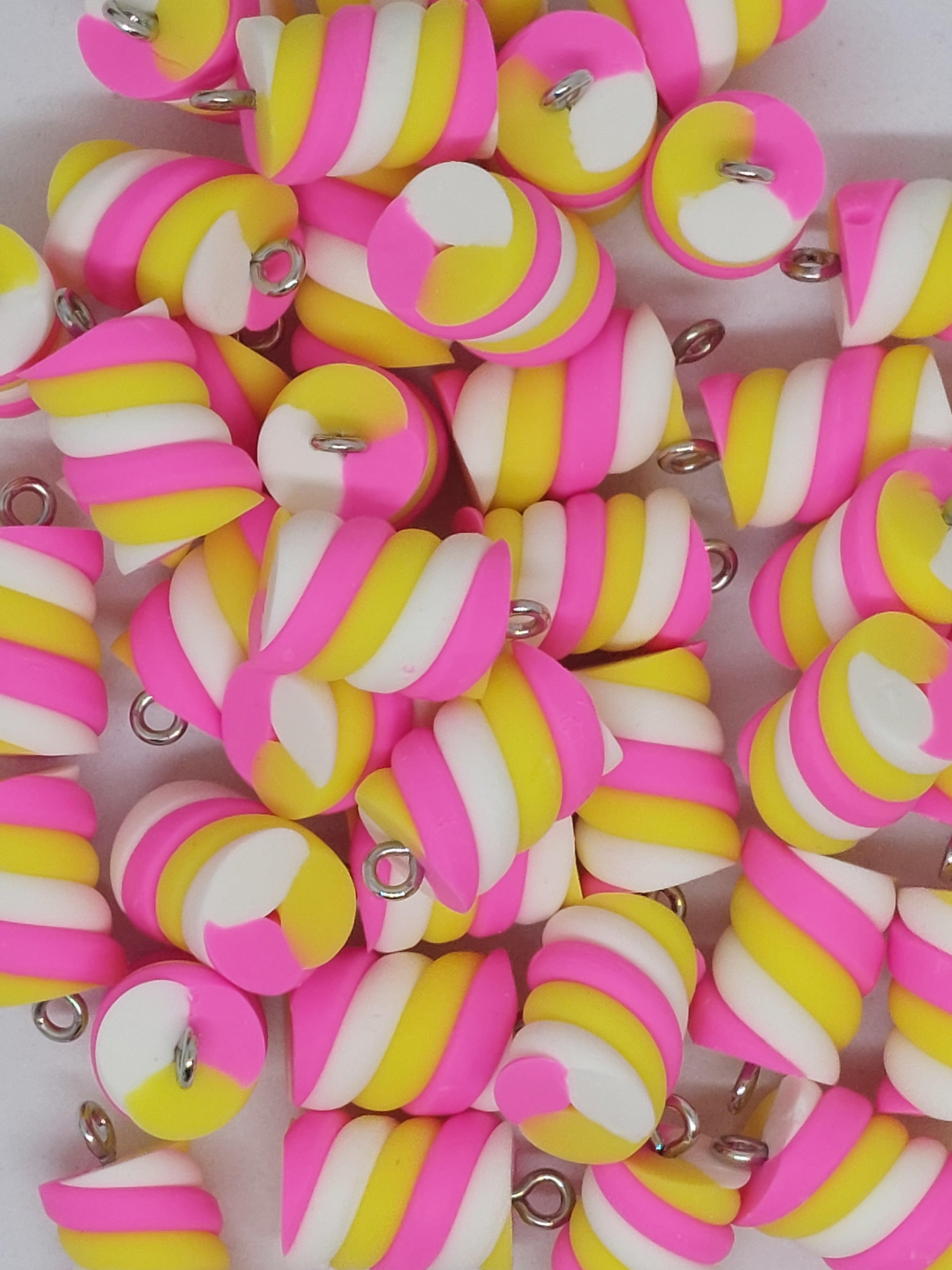 Bedel spekkie roze/wit/geel