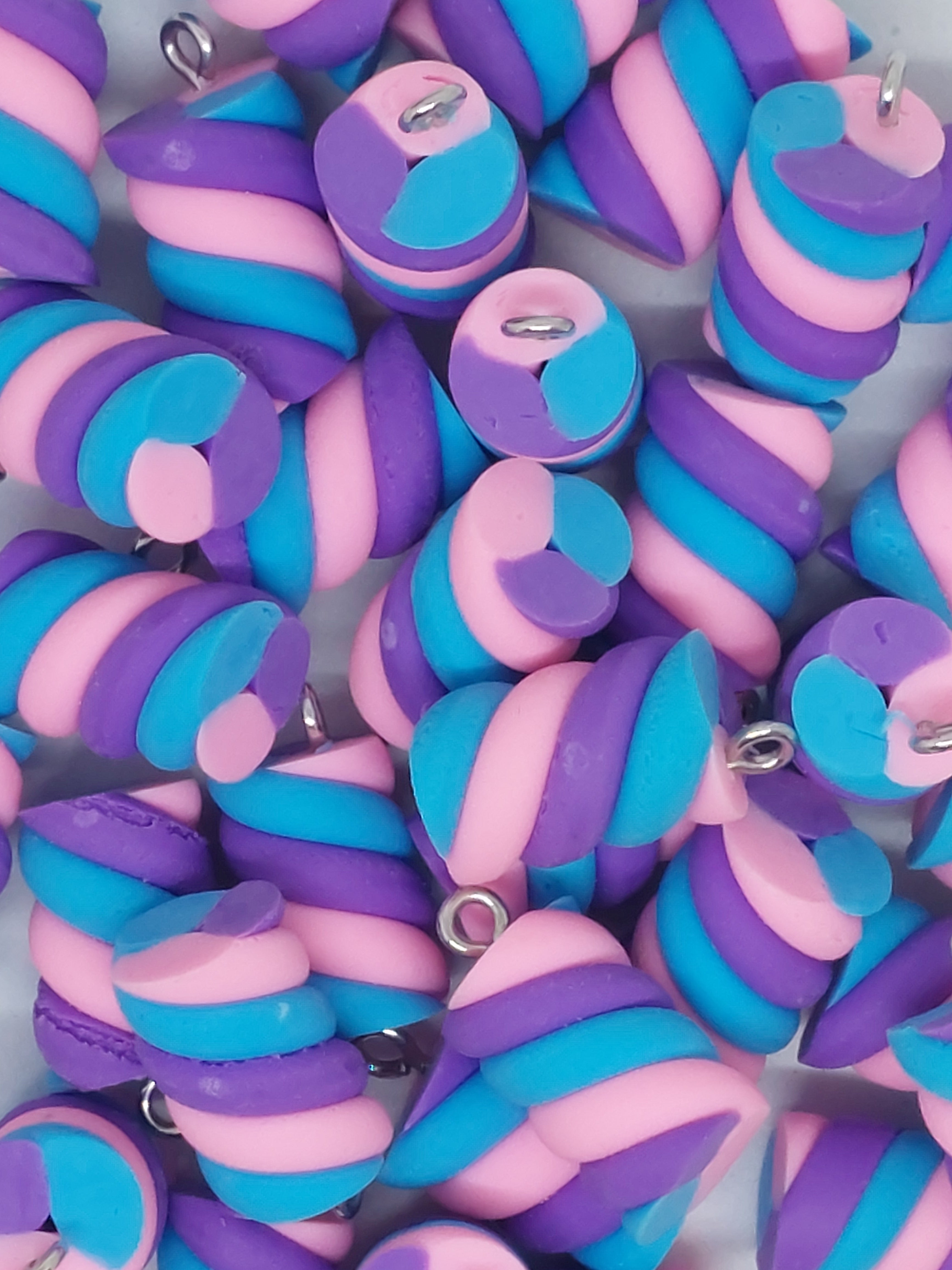 Bedel spekkie roze/paars/blauw