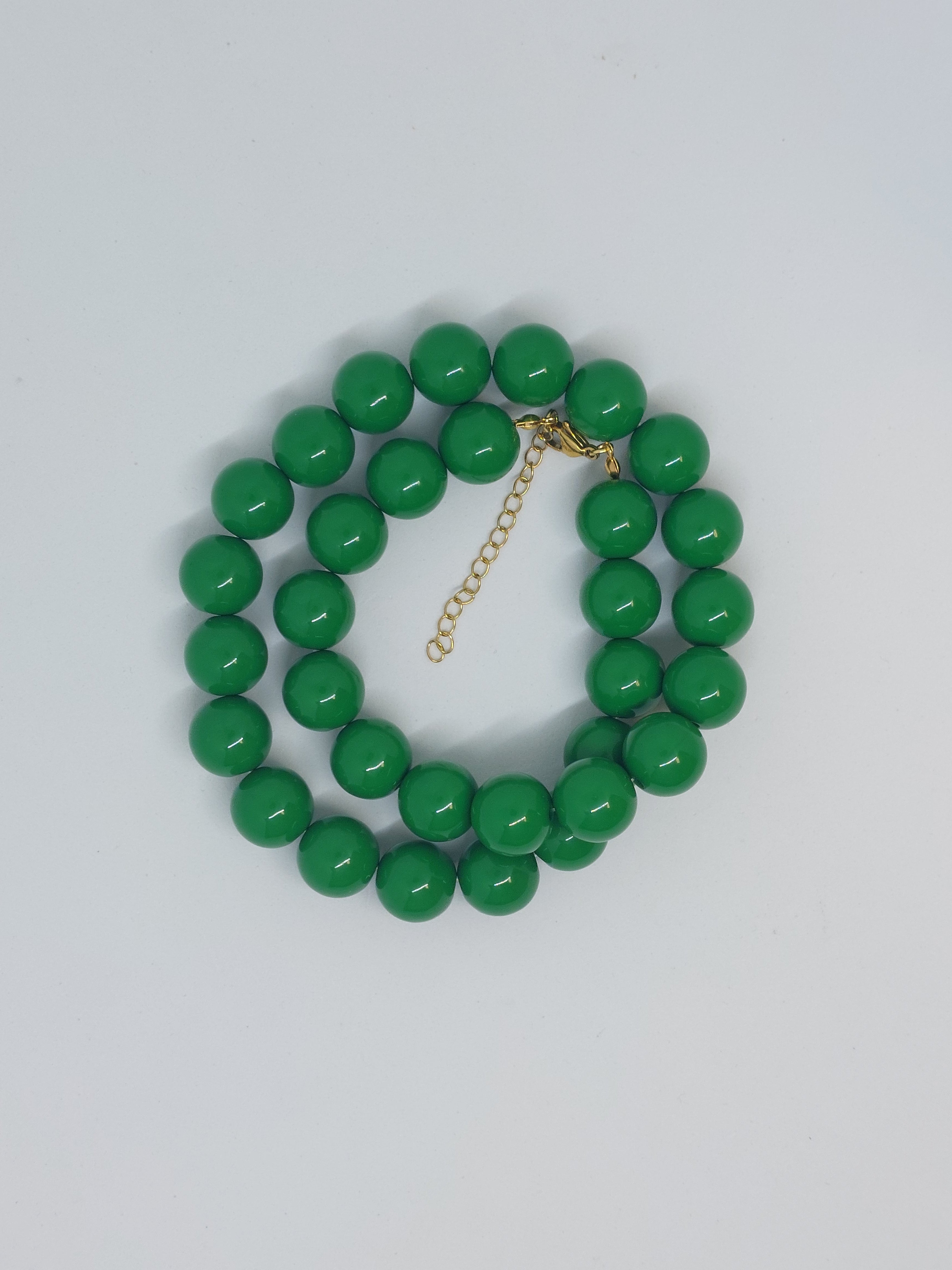 Kralenketting Dark green