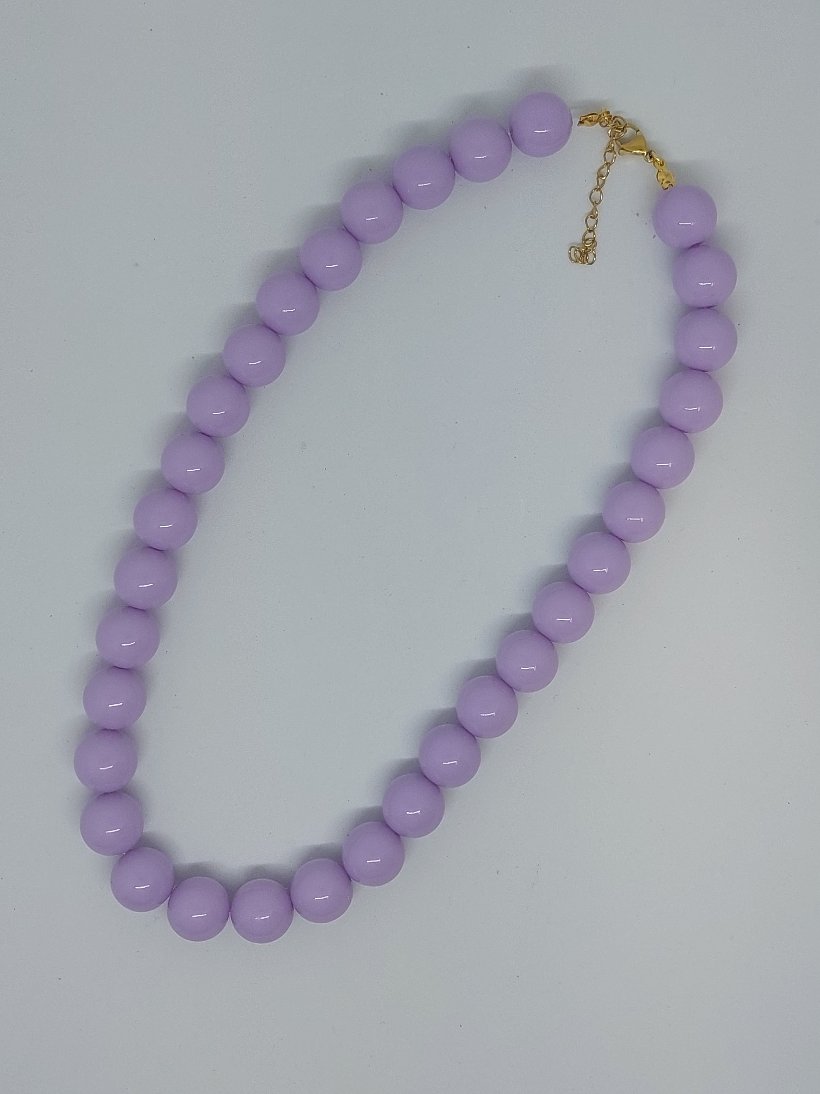 Kralenketting pastel lilac