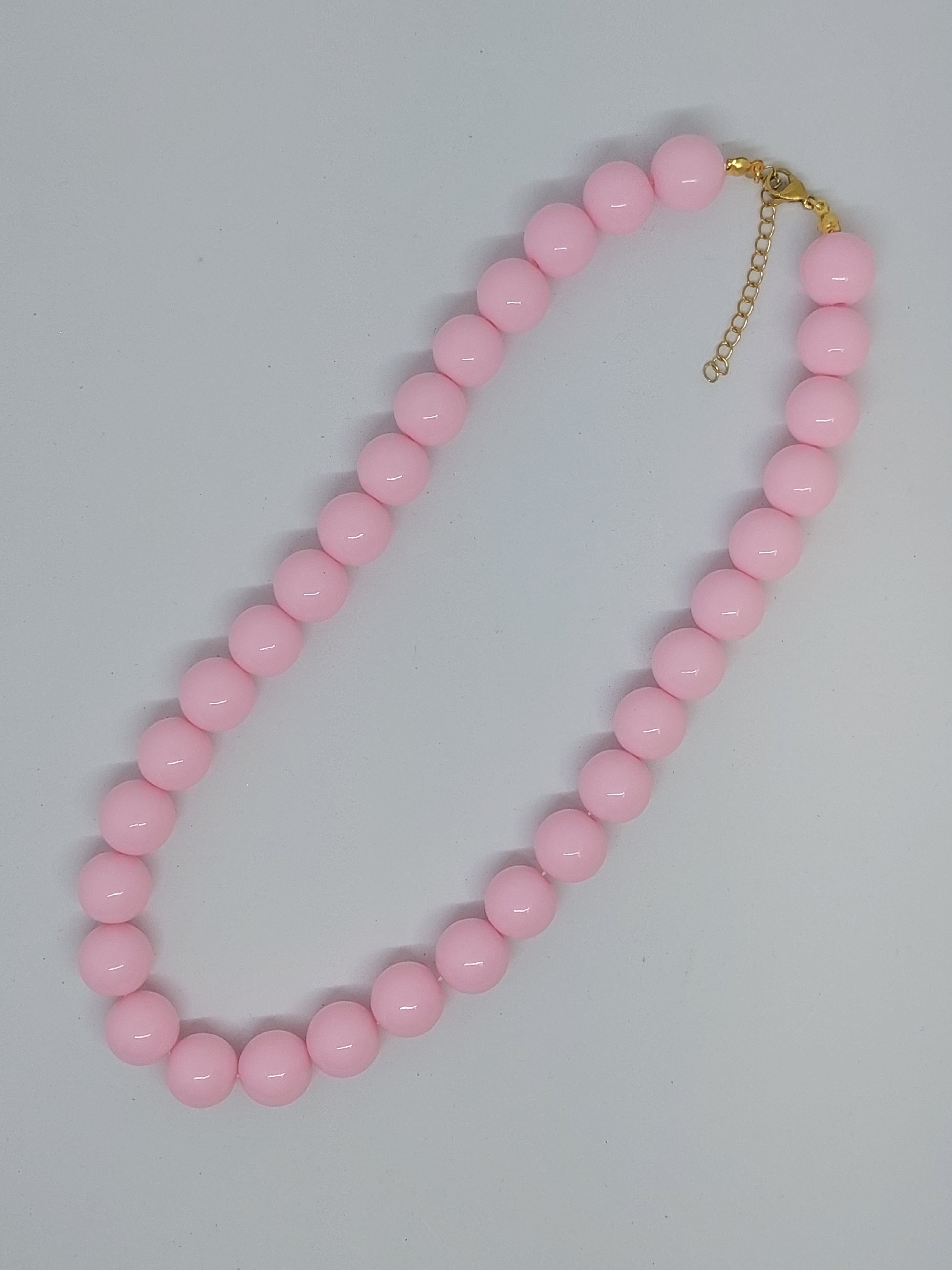 Kralenketting light pink I