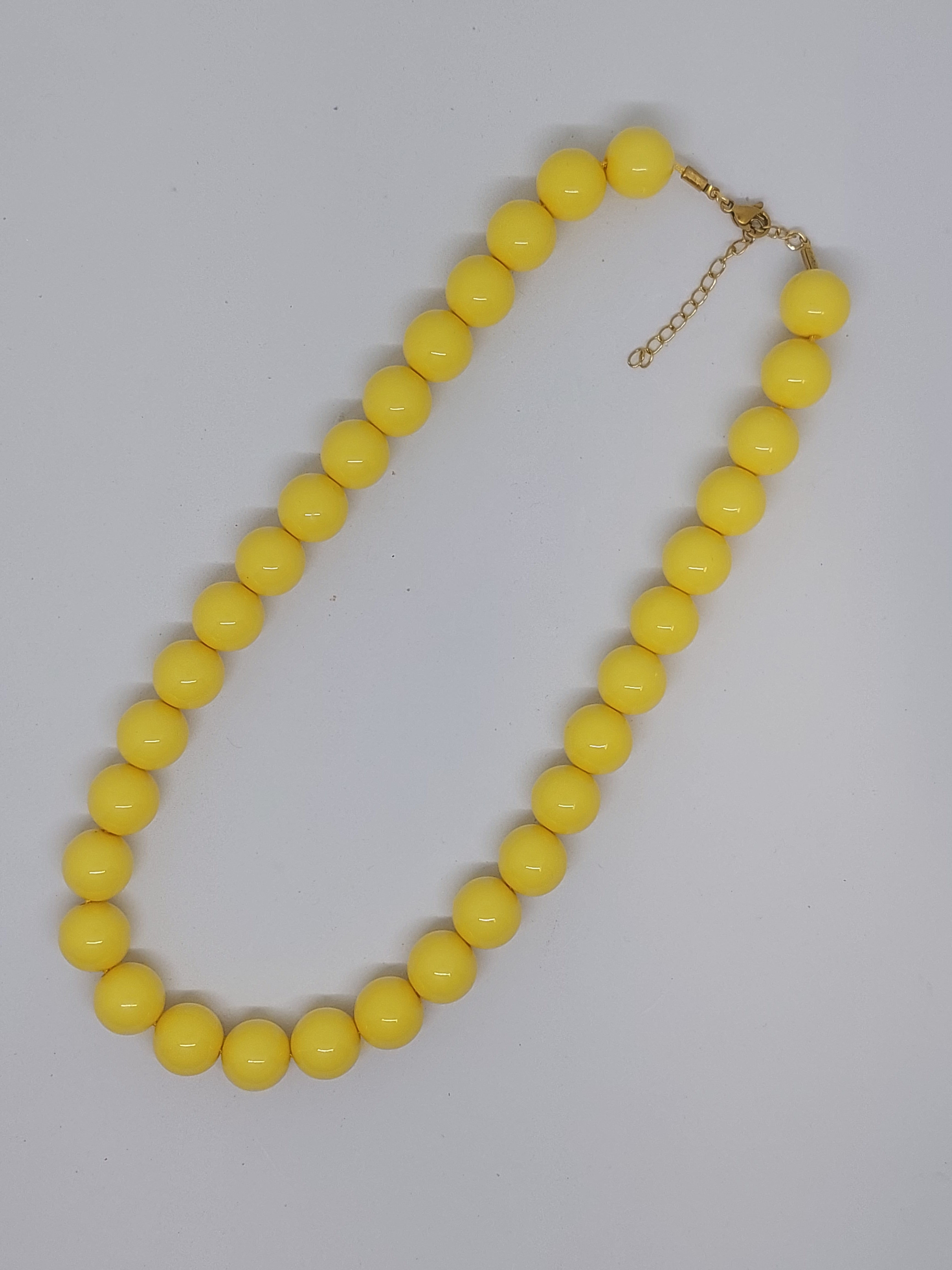 Kralenketting yellow