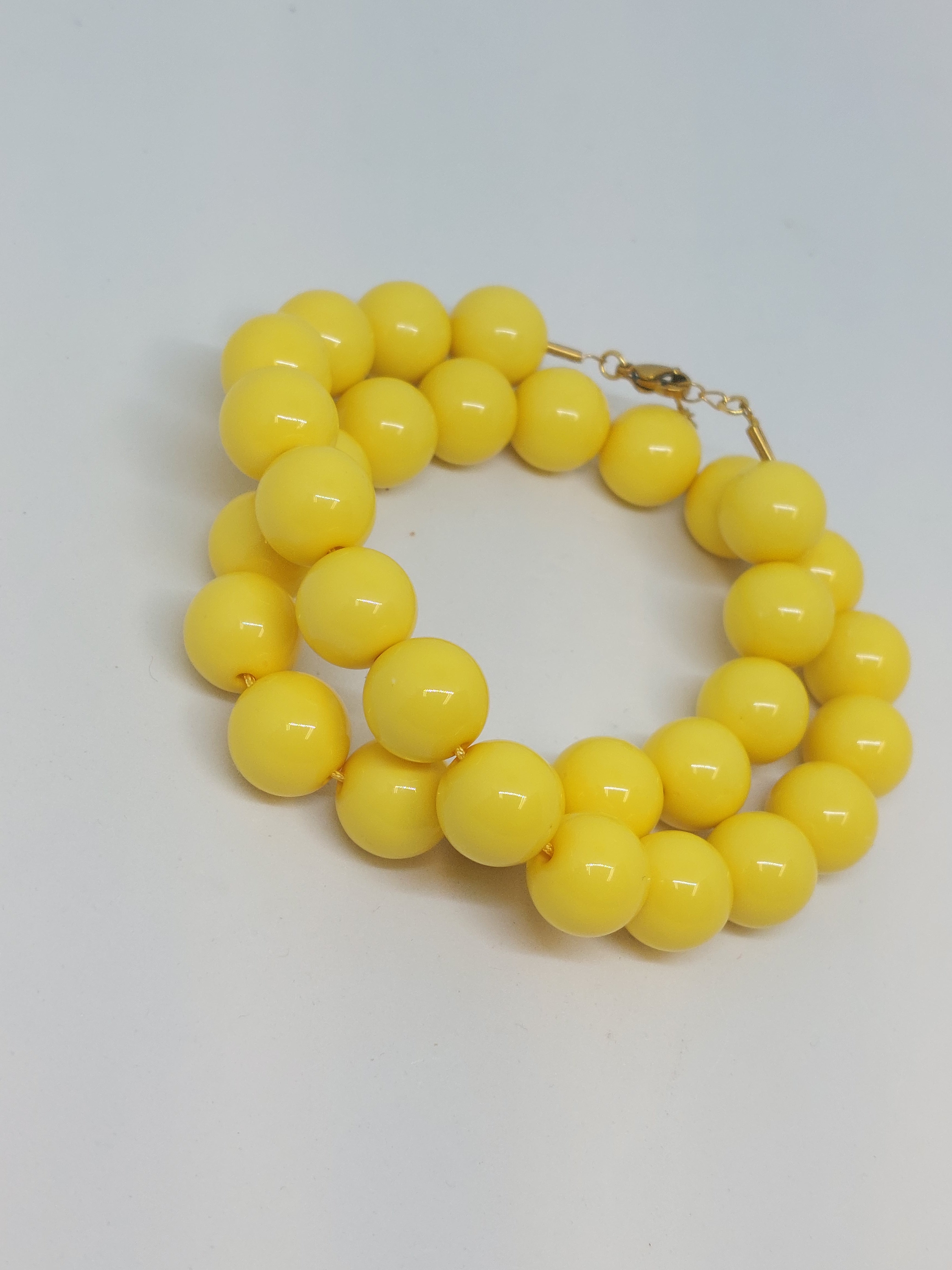 Kralenketting yellow