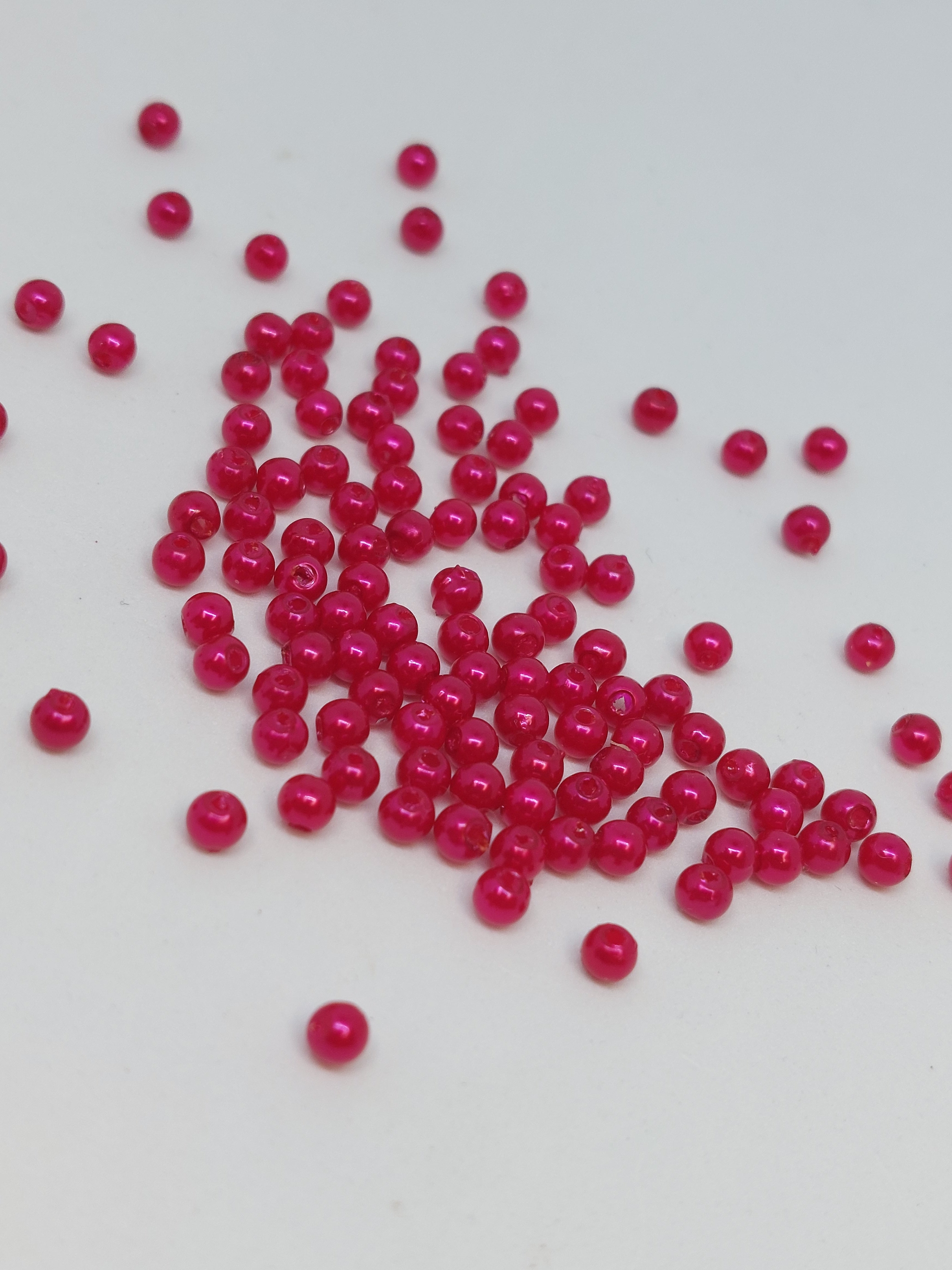 Glasparel Donker roze 4mm