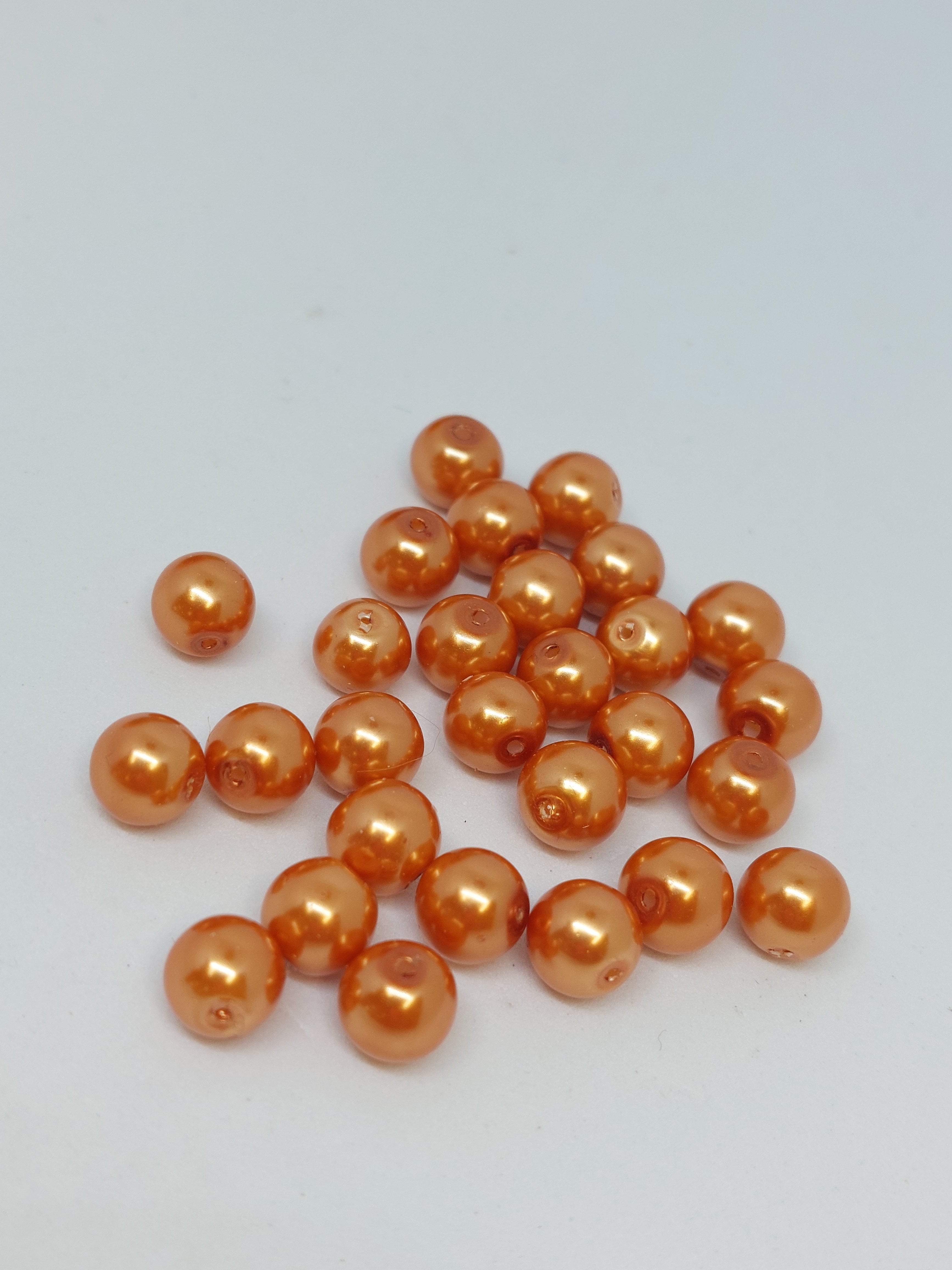 Glasparel Bruin/oranje 8mm