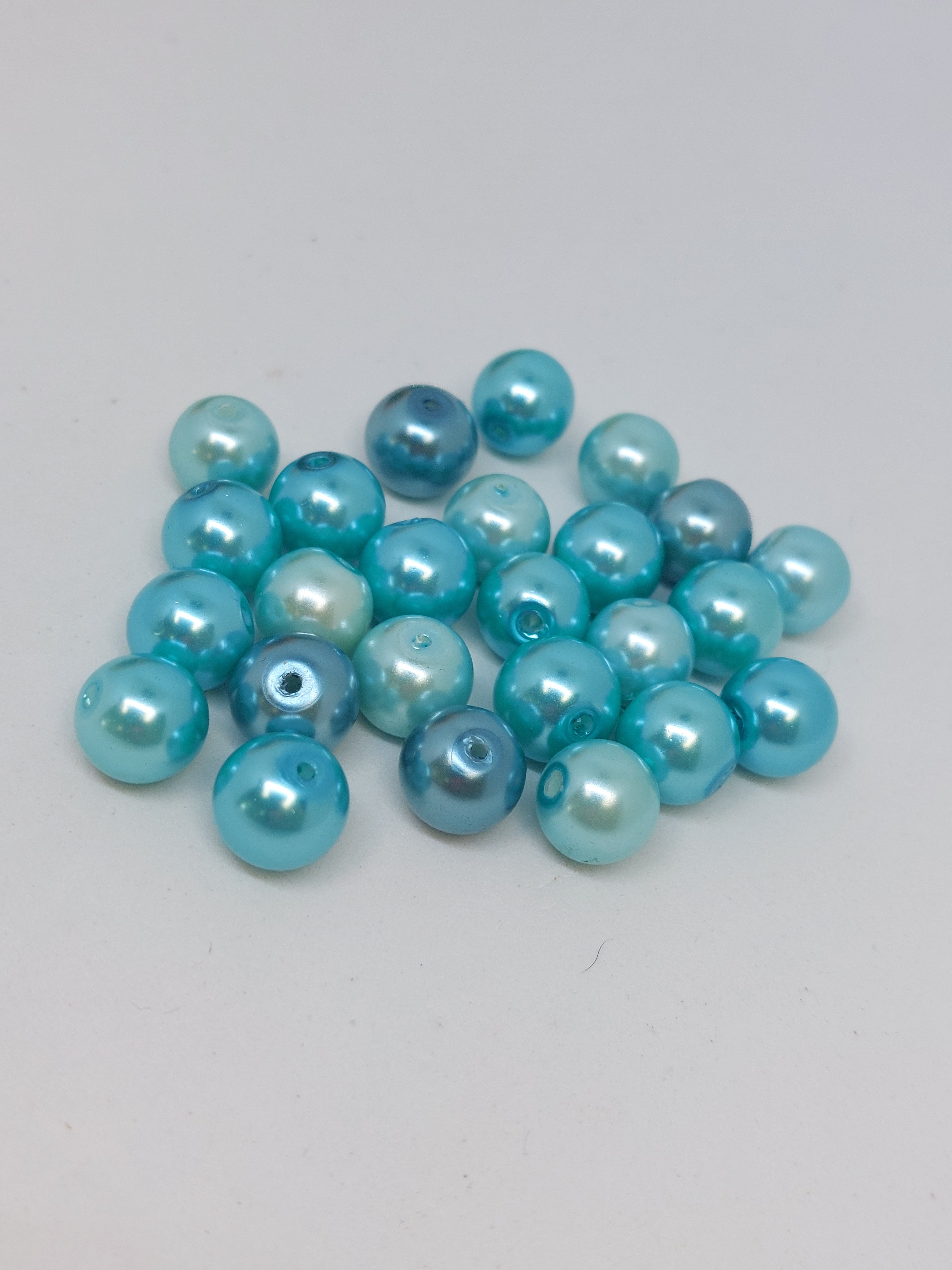 Glasparel Licht blauw mix 10mm