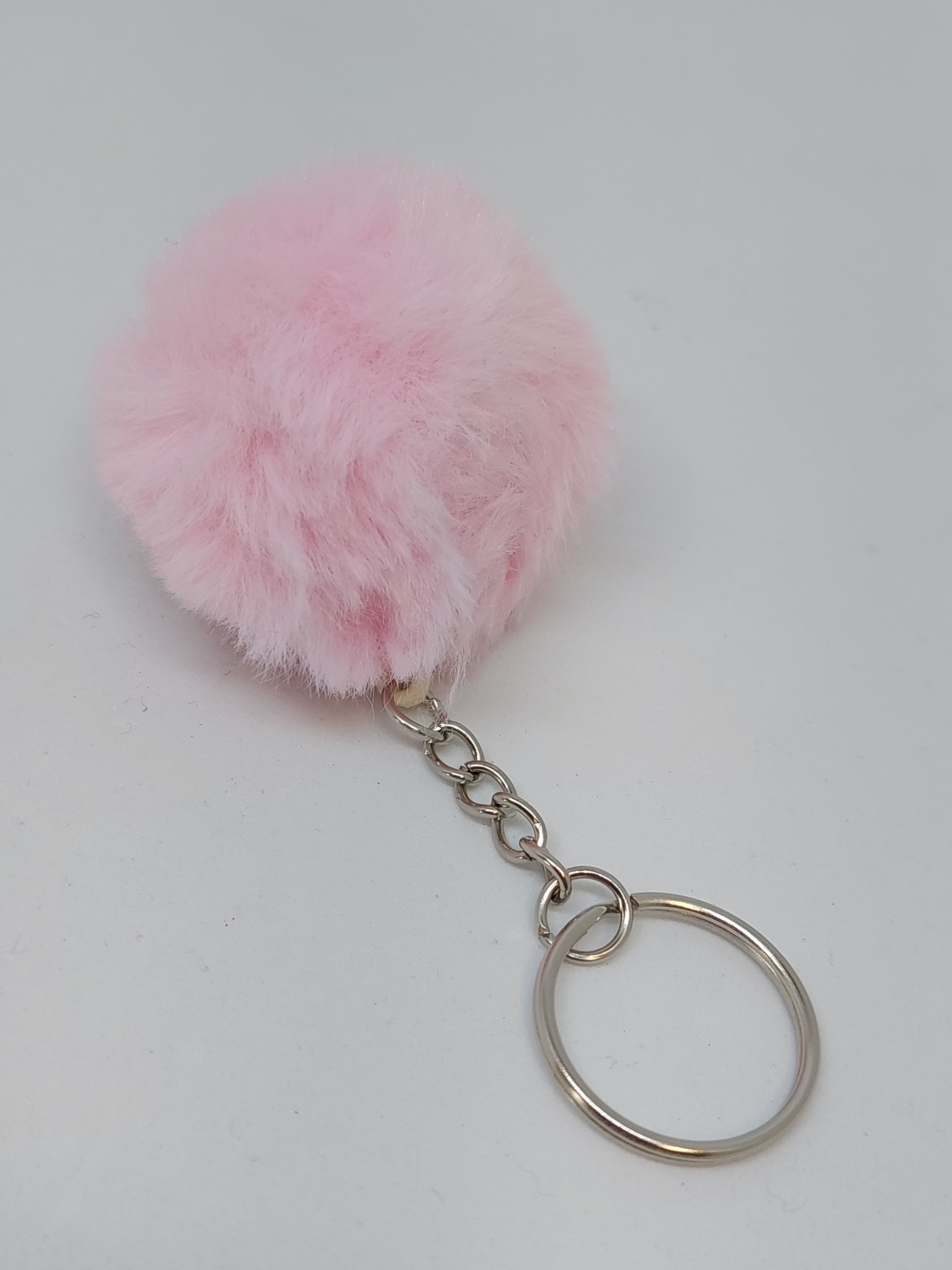 Sleutelhanger pluche Baby roze