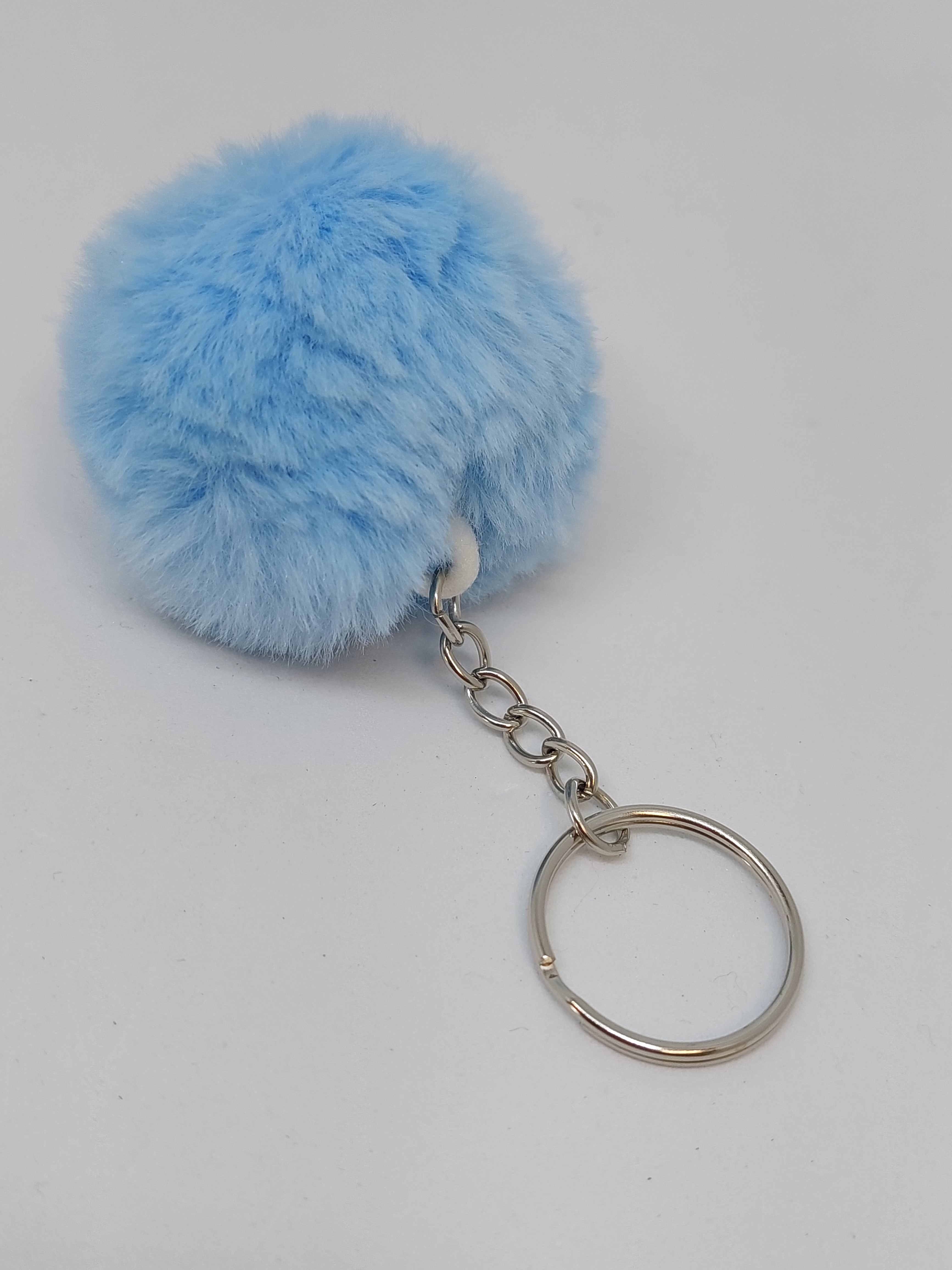 Sleutelhanger pluche Licht blauw