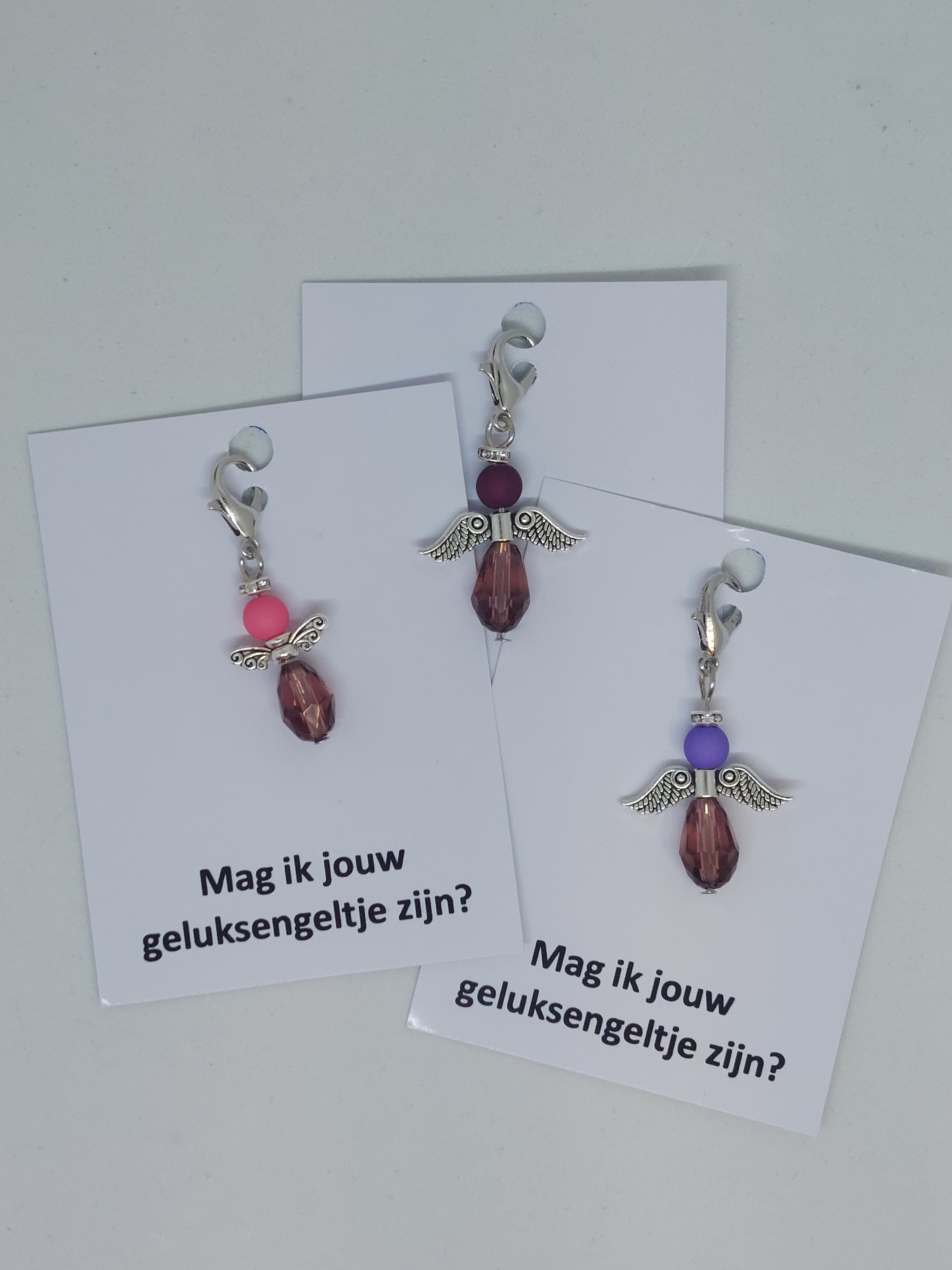 Geluks-engeltje Aubergine