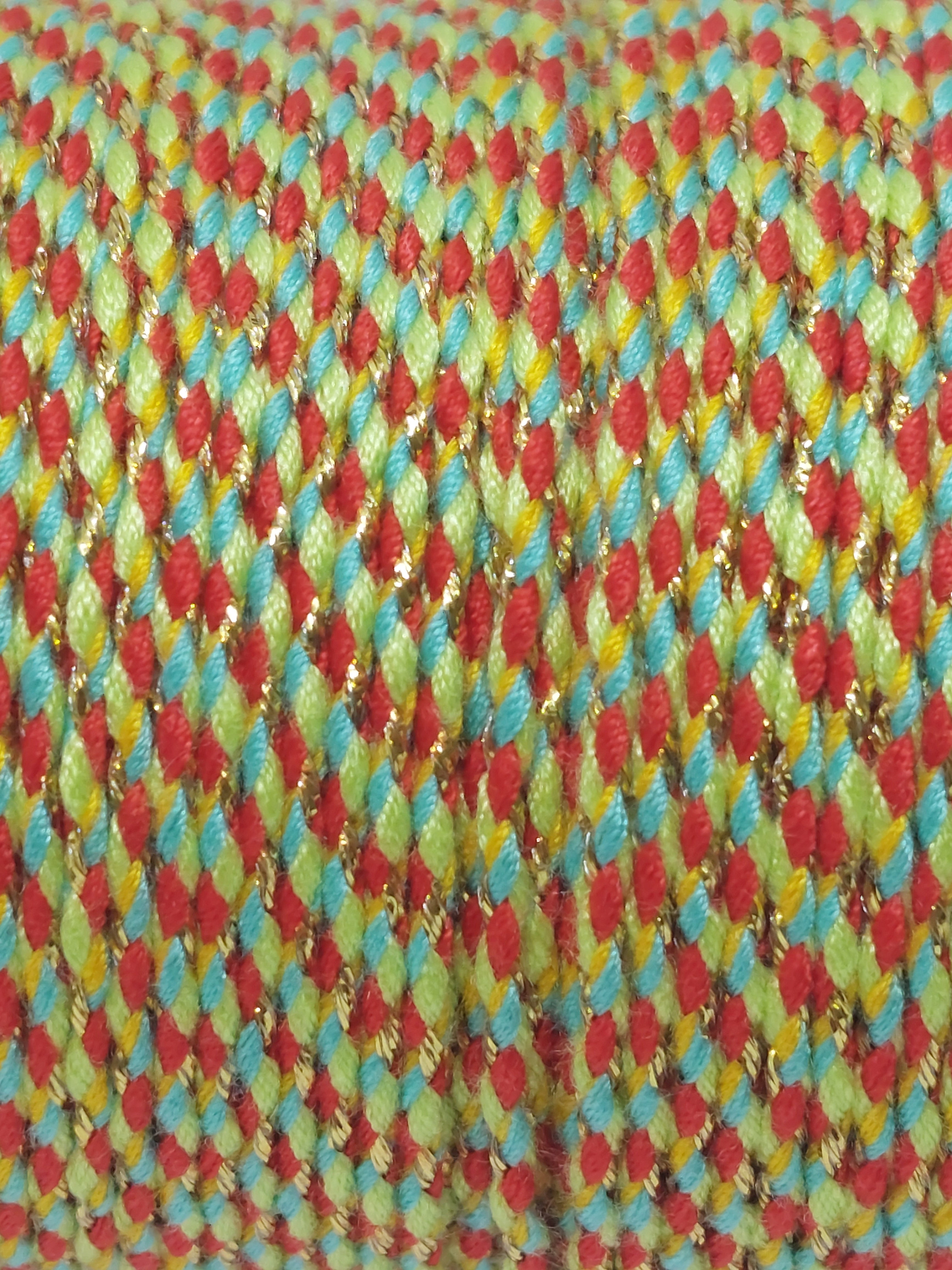 Trendy koord Yellow/green/red