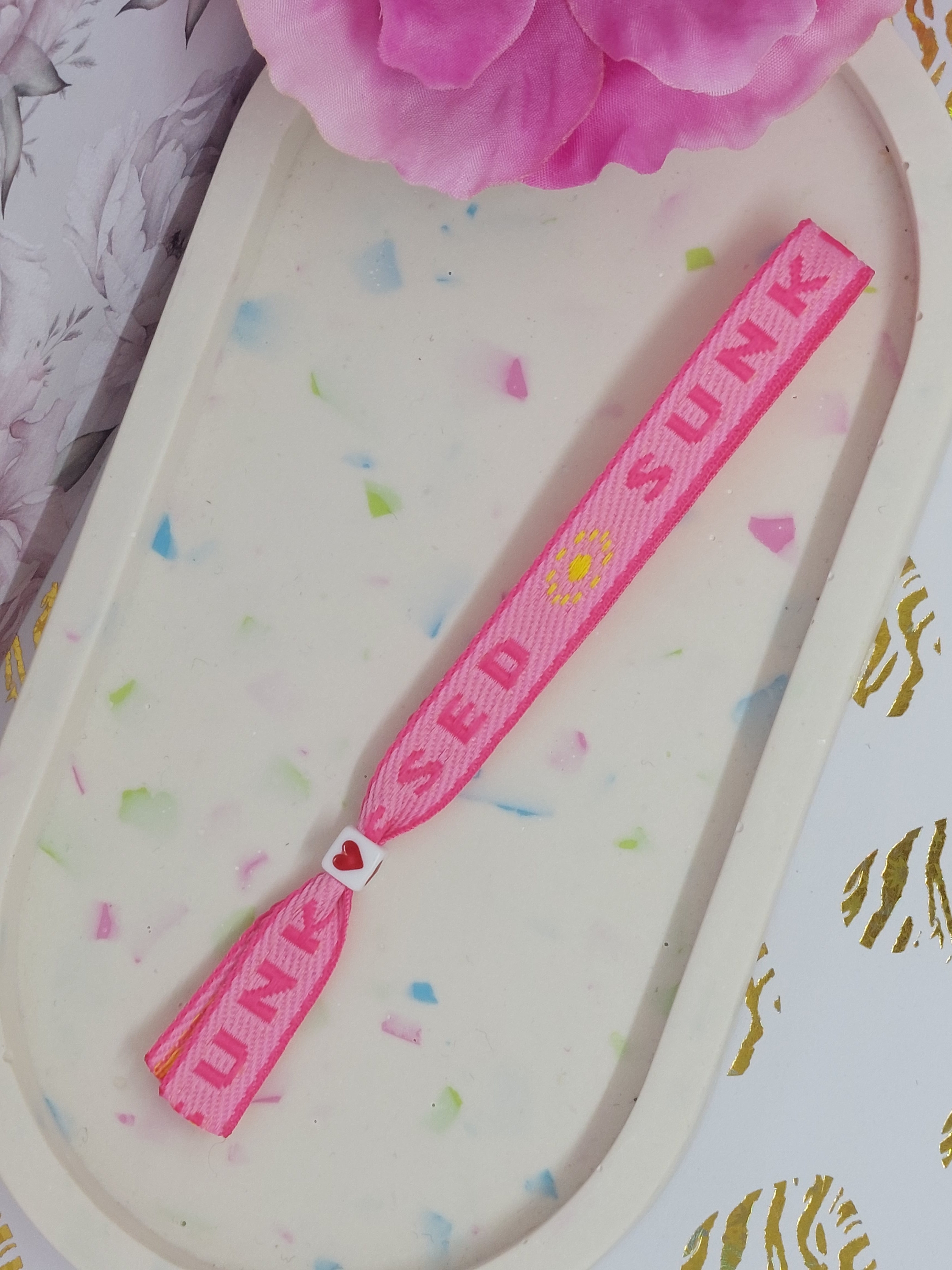 Lint armbandje "sunkissed"