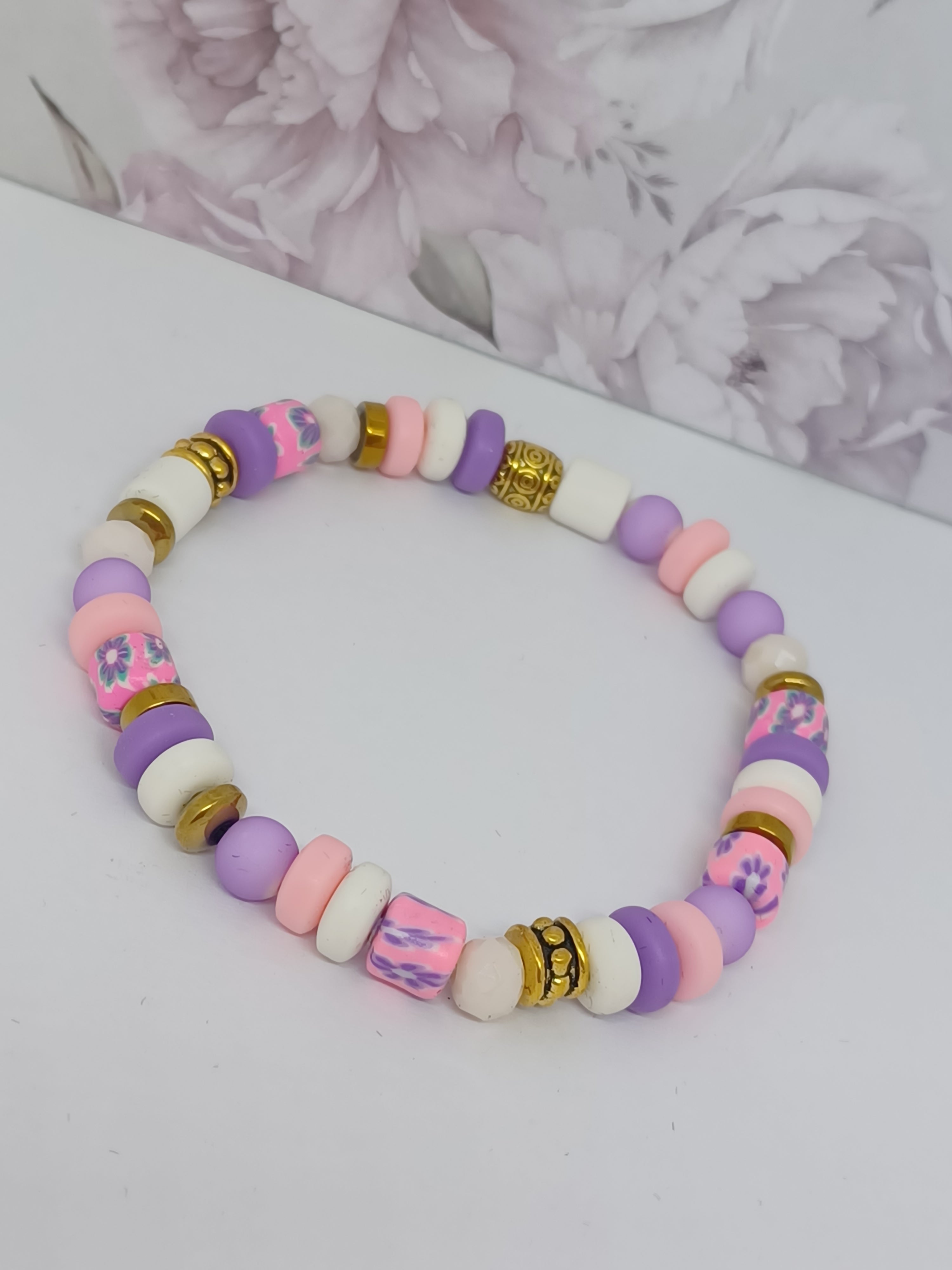 Armband Licht roze/lila