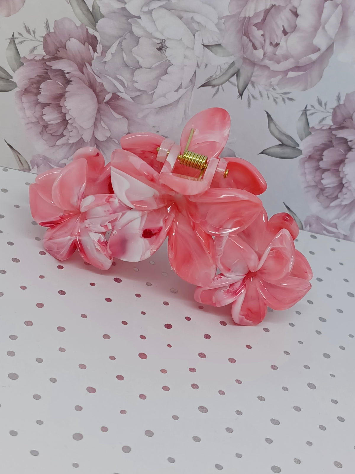 Haarklem Bloemen Roze