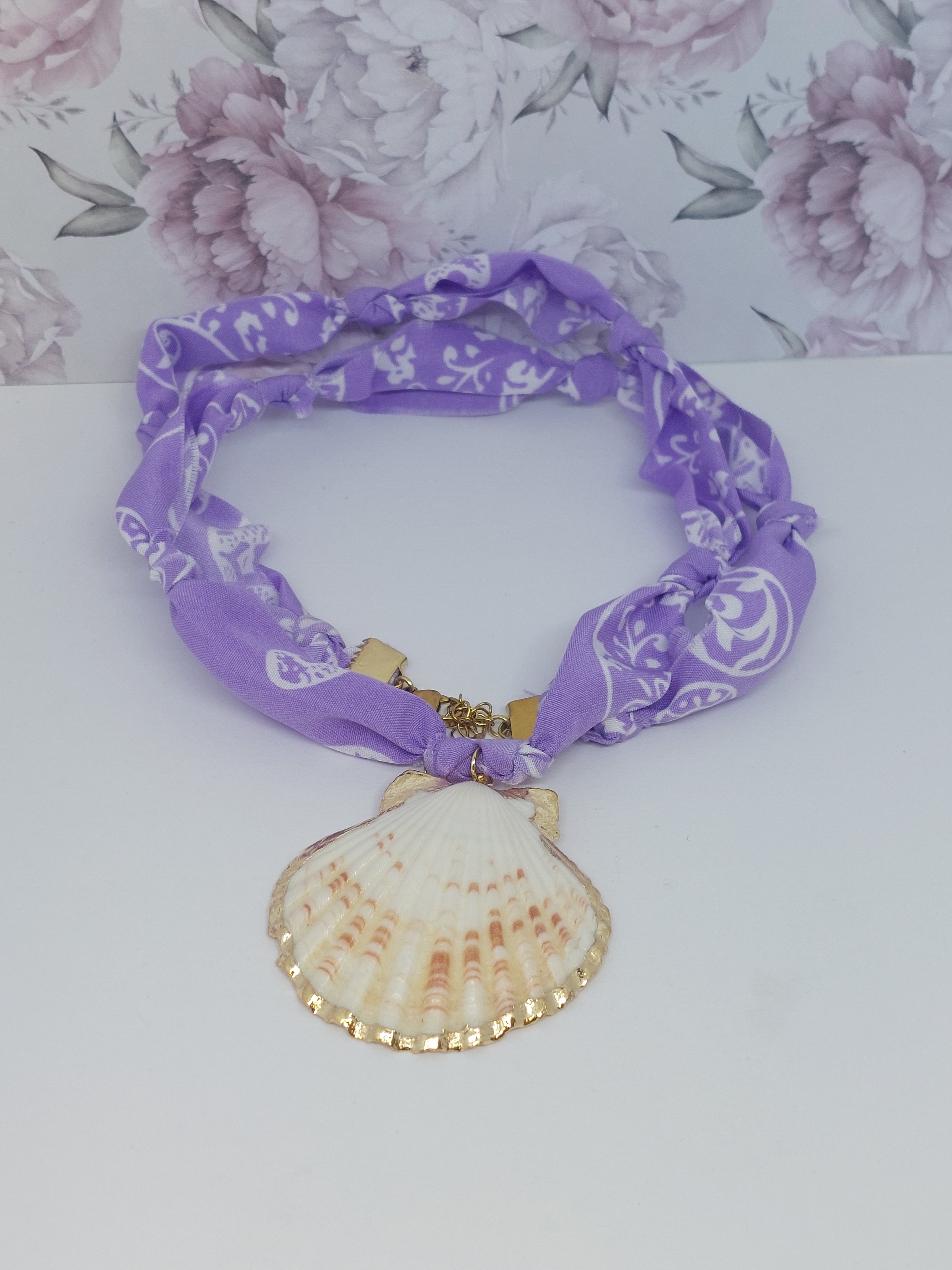 Schelpketting Lila