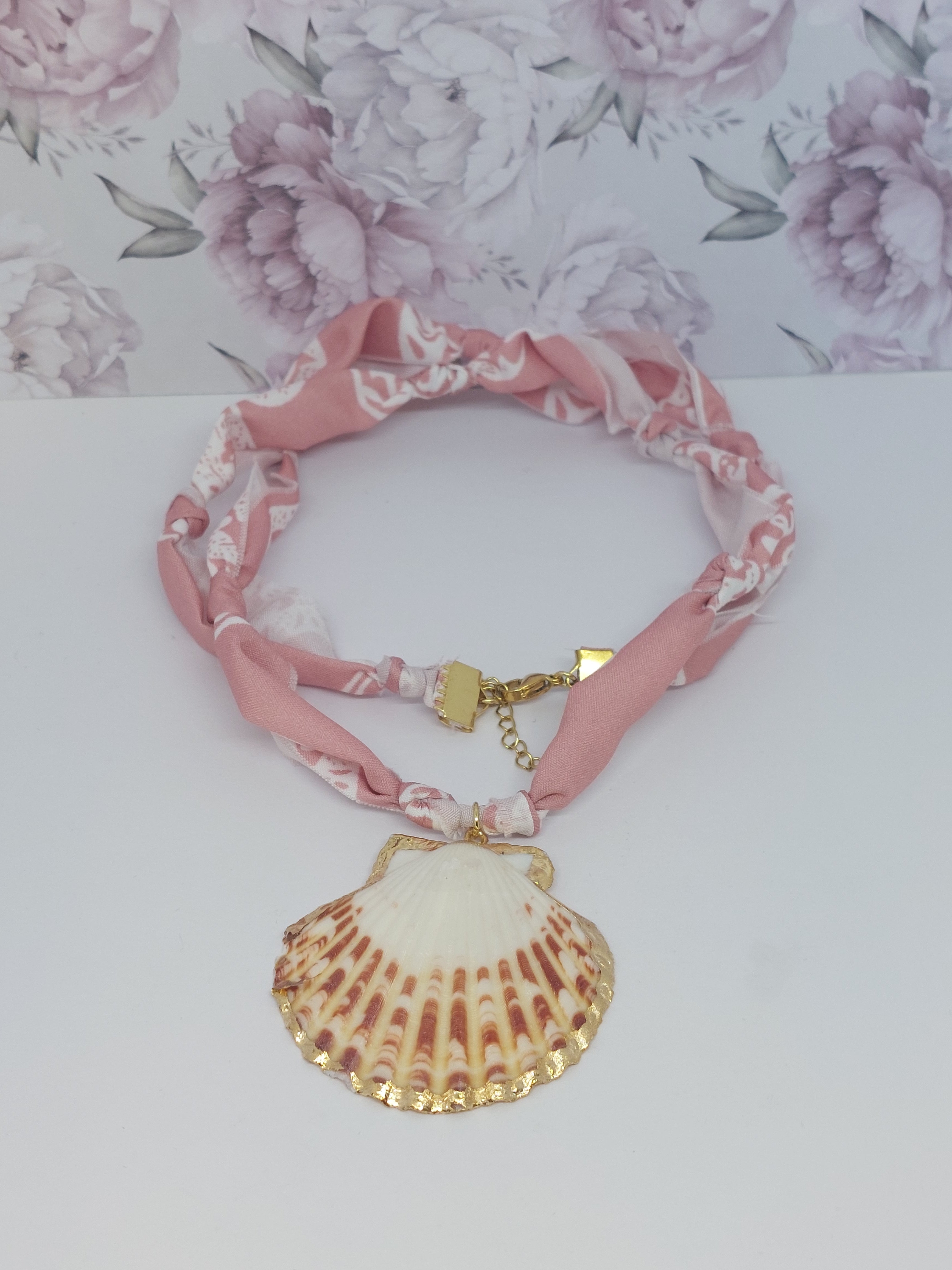Schelpketting Zalm