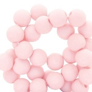 Rose tan 4mm Acryl kraal