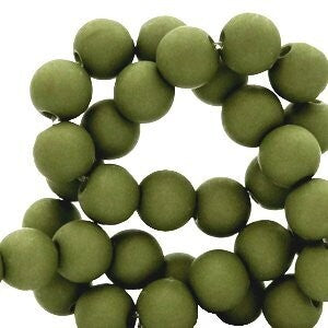 Moss green 6mm Acryl kraal