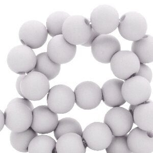Dove grey 4mm Acryl kraal